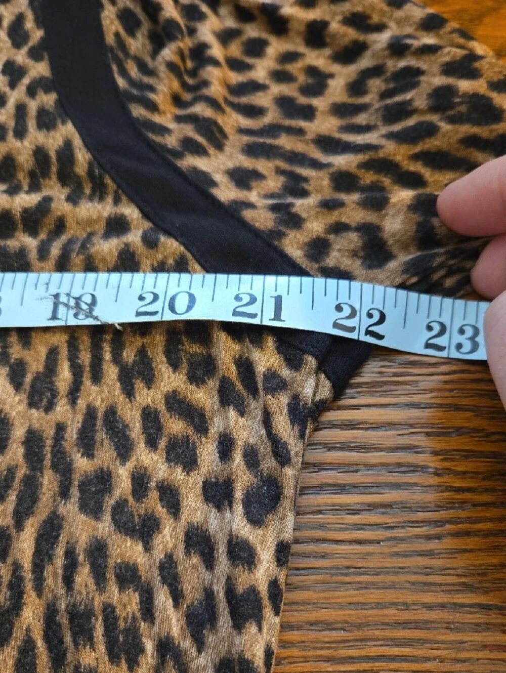 Michael Kors Leopard Print Top in Black and Brown
